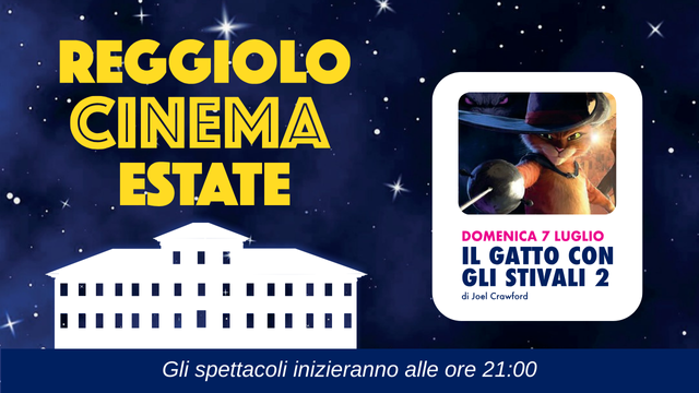 Reggiolo Cinema Estate - Il gatto con gli stivali 2