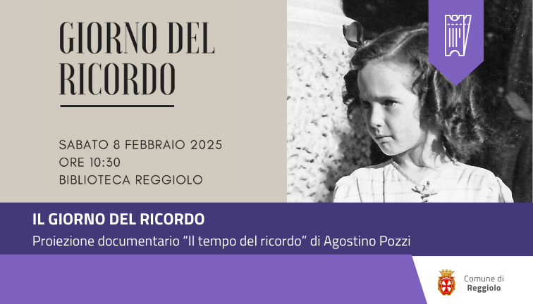 Giorno del Ricordo – Proiezione del documentario "Il Tempo del Ricordo"