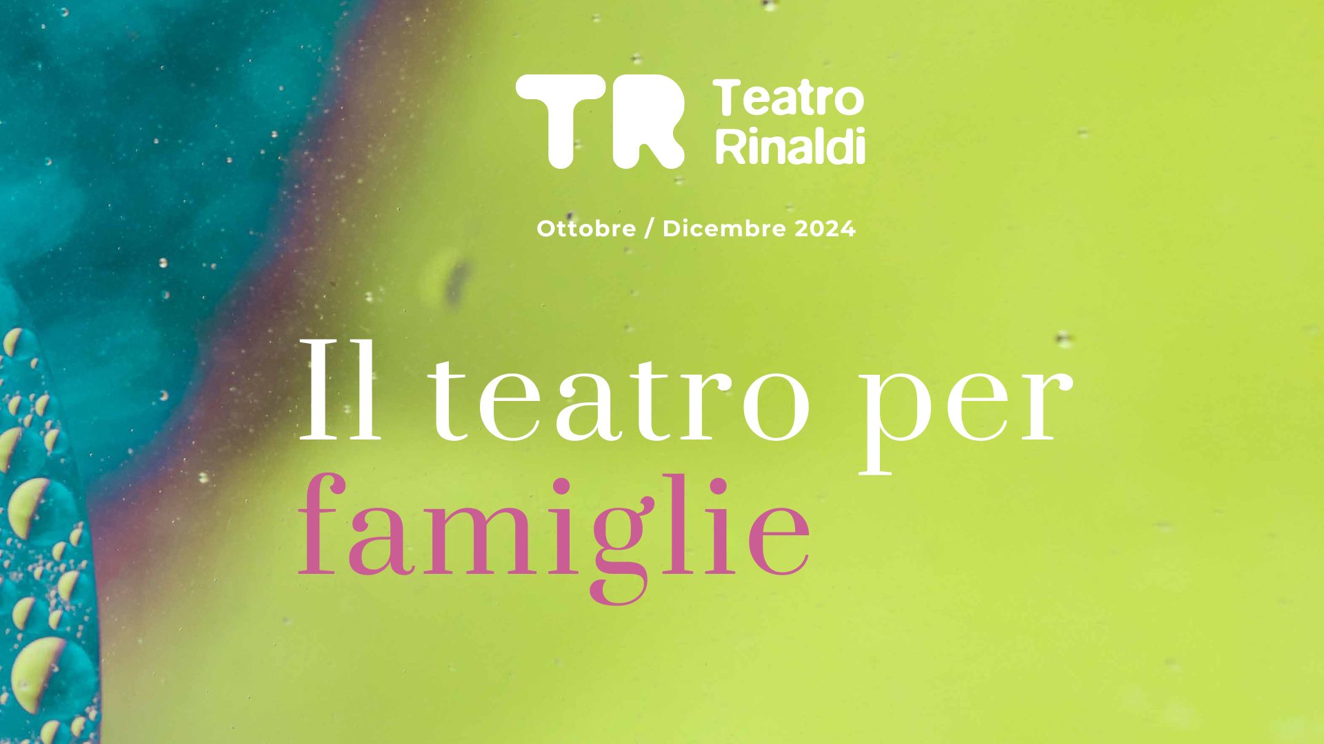 Il teatro per le scuole e le famiglie